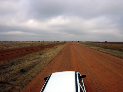 Hillston to Mossgiel road & Fiona's first trip on red dirt - I thought this will be the last trip!